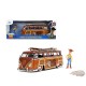 1962 Volkswagen T1 Bus with Woody Figure - Disney Pixar Toy Story - Jada 1/24 - 33176 Passion Diecast