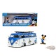 1962 Volkswagen Bus with Mickey Figure - Disney Mickey Mouse and Friends - Jada 1/24 - 33179 Passion Diecast