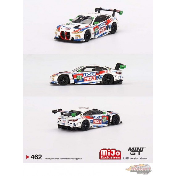 BMW M4 GT3 No.96 Turner Motorsports 2022 IMSA Daytona 24 Hrs - Mini GT -  1:64 - MGT00462 Passion Diecast