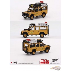 Land Rover Defender 110 1989 Camel Trophy Amazon Team France - Mini GT - 1:64 - MGT00463 Passion Diecast