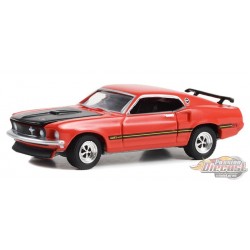 1969 Ford Mustang Custom Fastback  - Barrett-Jackson 'Scottsdale Edition' Series 11 - 1/64 Greenlight - 37270 C