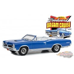 1967 Pontiac GTO Convertible Bleu - Woodward Dream Cruise Series 1 - 1/64 Greenlight - 37280 A