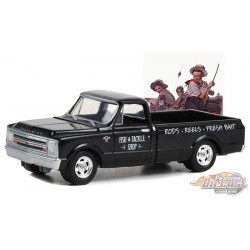 Fish & Tackle Shop - 1968 Chevrolet C-10 Shortbed Pickup - Norman Rockwell Series 5 - 1/64 Greenlight - 54080 D