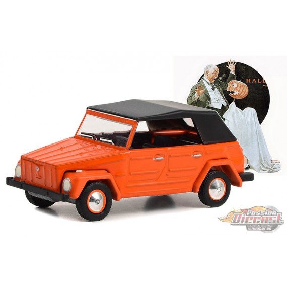 Trick or Treat - 1971 Volkswagen Thing (Type 181) - Norman Rockwell Series 5 - 1/64 Greenlight - 54080 E Passion Diecast 