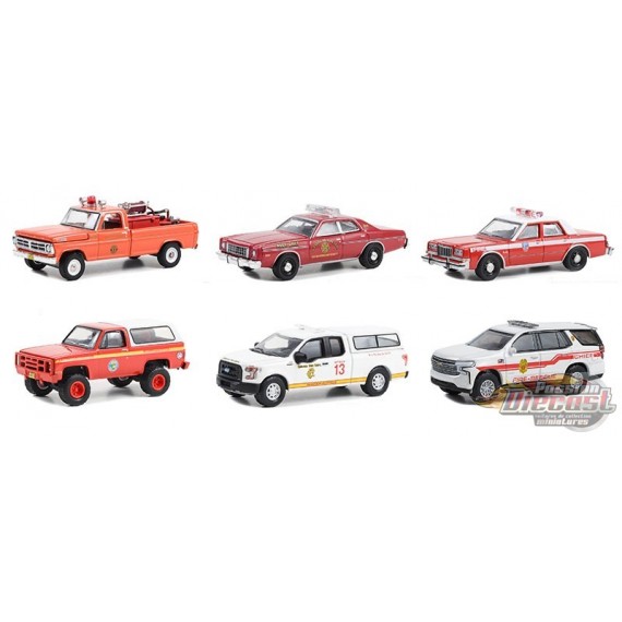 Fire & Rescue Series 4 - Assortiment - 1/64 Greenlight - 67050 Passion  Diecast