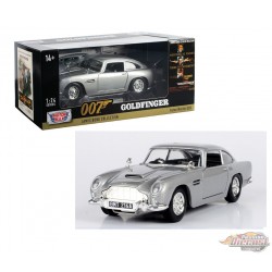 Aston Martin DB5 Argent - James Bond Collection - Goldfinger - Motormax 1/24 - 79857