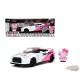 2009 Nissan GT-R With Figure - Hello Kitty - Jada 1/24 - 33724 Passion Diecast