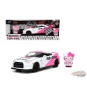2009 Nissan GT-R With Figure - Hello Kitty - Jada 1/24 - 33724