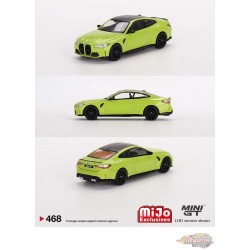 (Web Only) BMW M4 Competition (G82) San Paulo Yellow - Mini GT - 1:64 - MGT00468