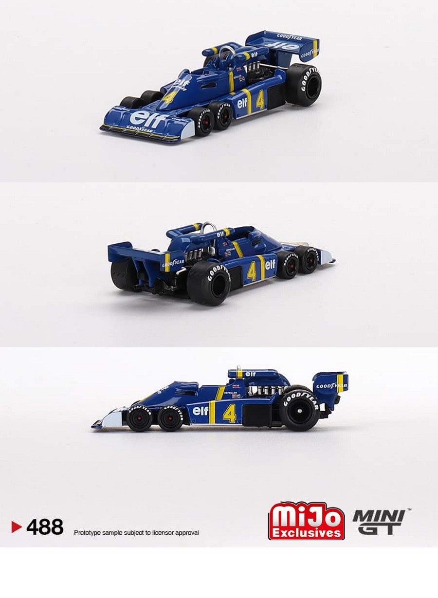 Tyrrell P34 No.4 1976 Spanish GP - Mini GT - 1:64 - MGT00488