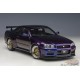 Nissan Skyline GT-R (R34) V-Spec II Avec Roue BBS LM  (Midnight Purple III) - Autoart - 77403 Passion Diecast
