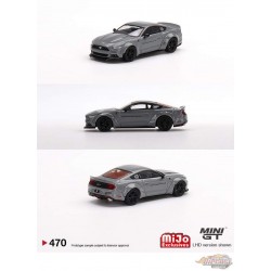 Ford Mustang GT LB-Works Gris - Mini GT - 1:64 - MGT00470 Passion Diecast