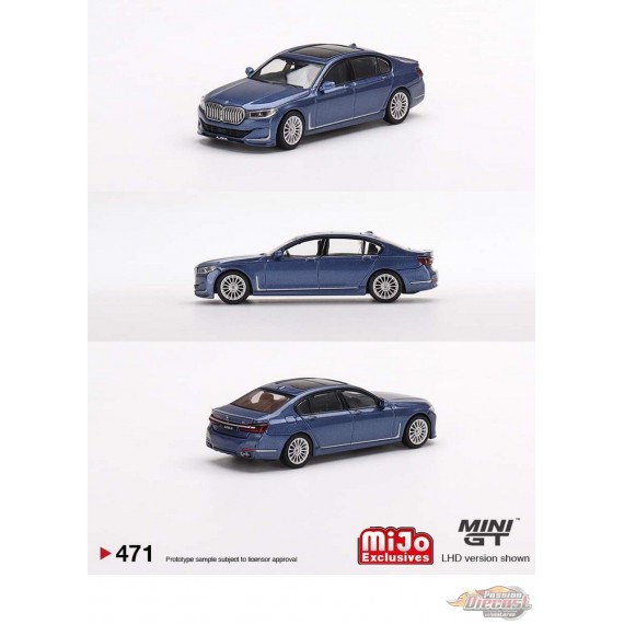 BMW Alpina B7 xDrive Alpina Blue Metallic - Mini GT - 1:64 - MGT00471 Passion Diecast