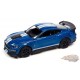 2021 Shelby GT500 - Carbon Edition Velocity Blue White Stripe Hood, Roof, Trunk and Lower Rocker - Auto World - 1/64 - AWSP114 A