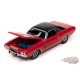 1974 Dodge Challenger Rallye in Rallye Red with Flat Black Vinyl Roof - Auto World - 1/64 - AWSP117 B Passion Diecast