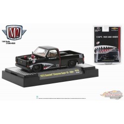 (Online only) 1973 Chevrolet Cheyenne Super 10 SSO MAJ Square Body  Noir  - M2 Machine Hobby Exclusive 1:64 - 31500 HS20