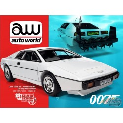 James Bond - The Spy Who Loved Me - 1971 Lotus Espirit Series 1 in Lotus White - Auto World - 1/18 - AWSS132