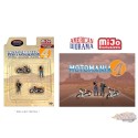 Motomania 4 Figure Set - 4 pieces Diecast - American Diorama 1-64 - 76504 MJ