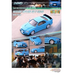 Nissan Skyline R34 Baby Blue Hong Kong ToyCar Salon 2022 Exclusive - INNO 64 - 1/64 - IN64-R34-BBBL - Passion Diecast