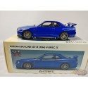 Nissan Skyline GT-R (R34) V-spec II Bayside Blue - Autoart   1/18 - 77335 Usagé Lire