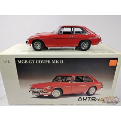 1969 MGB GT MKII - Red  - Autoart   1/18 - 76601  Used  Read