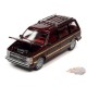 1984 Dodge Caravan in Garnet Peal Coat with Side Woodgrain - Auto World - 1/64 - AWSP123 B Passion Diecast