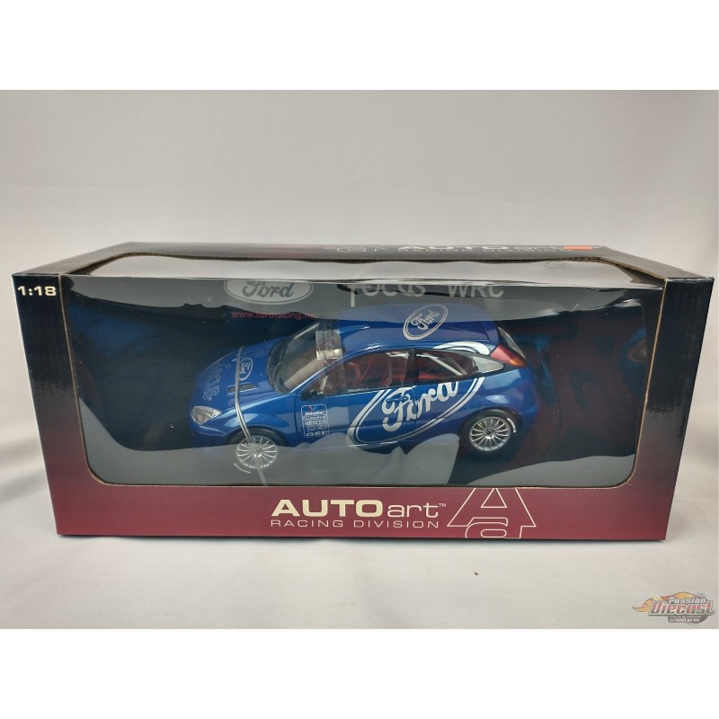 Ford Focus WRC 1999 Presentation Car Blue - Autoart 1/18 - 89910 used ...