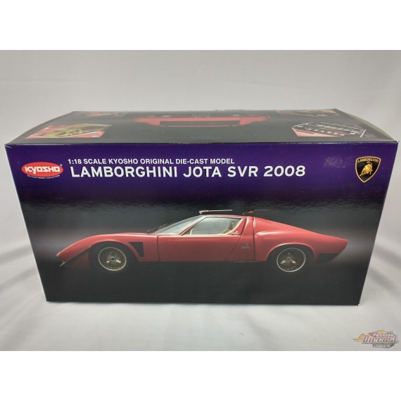 Miniature Kyosho 1:18 - Lamborghini Jota SVR 2008 - Rouge - Occasion