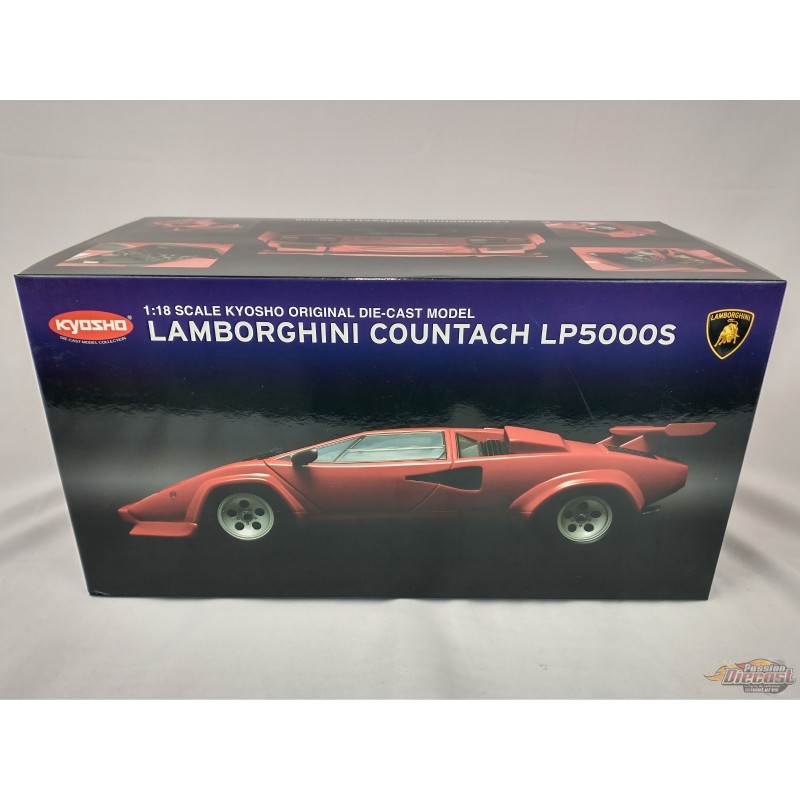 Lamborghini Countach LP5000s 1982 Red - Kyosho 1/18 - 08322RR