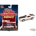 1969 Ford Mustang Mach 1 en blanc de Wimbledon - Racing Champions - 1/64 - RC013 E