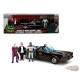 Batmobile classique de 1966 avec Batman, Robin, Pingouin et Joker - Jada 1/24 - 33737 Passion Diecast