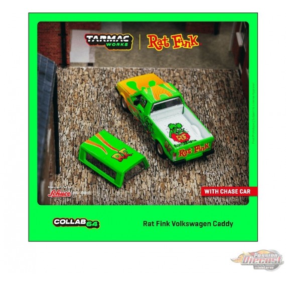 Volkswagen Caddy Rat Fink - Tarmac Works - 1/64 - T64S-013-RF1 Passion Diecast