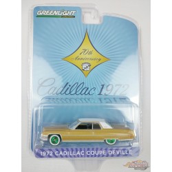 GreenMachine 1972 Cadillac Coup deVille - Anniversary Collection Series 14 - 1/64 Greenlight - 28100 AGR