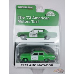 GreenMachine 1973 AMC Matador - Matador Cab 'Fare-Master' - Hobby Exclusive - 1/64 Greenlight - 30246GR