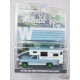 GreenMachine 1985 GMC Sierra 2500 Pickup with Winnebago Slide-In Camper - Hobby Exclusive - 1/64 Greenlight - 30338GR