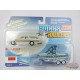 CHASE CAR 1973 Chevy Caprice Woody Wagon avec bateau Mastercraft et remorque - Johnny Lightning 1:64 - JLBT015 -  JLSP204 BGR