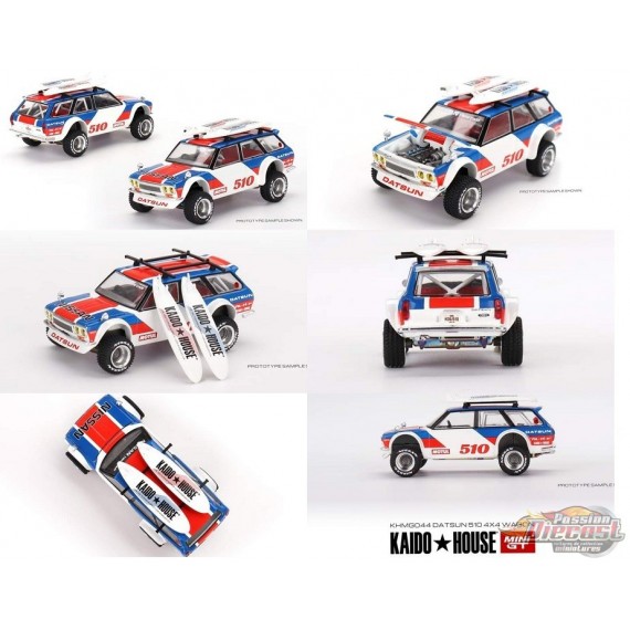 Kaido★House - Datsun Kaido 510 Wagon Kaido GT Surf Safari RS - Mini GT - Mijo Exclusives - 1/64 - KHMG044 Passion Diecast