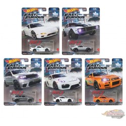(Web Only) Hot Wheels - Car Culture - 1:64 - Fast & Furious Premium 2023 - Assortiment A Ensemble De 5 Voitures - HNW46-956A