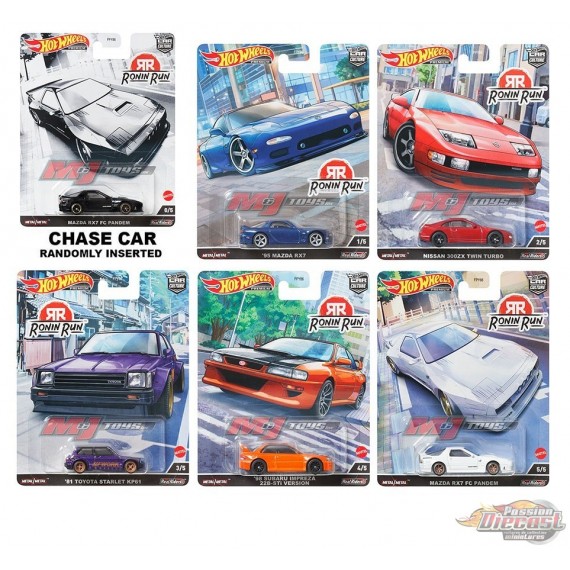 Hot Wheels - Car Culture - 1:64 - Ronin Run - Assortment Q Set Of 10 Cars - FPY86-957Q -  Passion Diecast