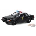 (Web Only) Wyoming Highway Patrol - 1990 Ford Mustang SSP - Hot Pursuit Series 43 -1/64 Greenlight - 43010 C