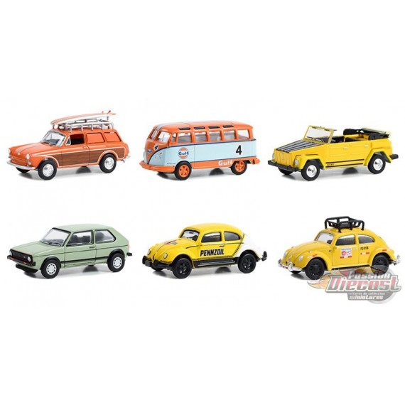 Club Vee-Dub Series 16 - Assortiment - 1/64 Greenlight - 36070 - Passion Diecast