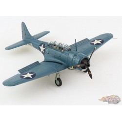 (Free shipping) Douglas SBD-2 Dauntless USMC VMSB-241, Major Lofton Henderson, Midway 4 juin 1942 / Hobby Master 1:72 HA0175