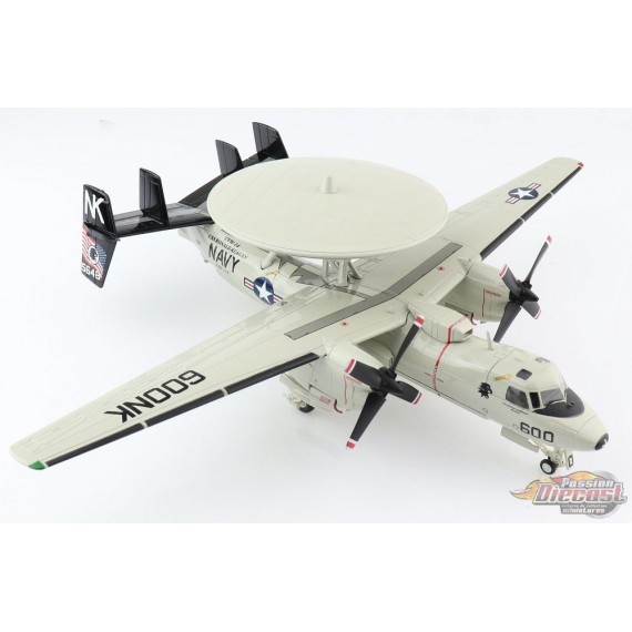 Grumman E-2D Hawkeye - USN VAW-113 Black Eagles, NK600, USS Ronald Reagan, June 2006 / Hobby Master 1:72 HA4818