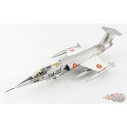 Lockheed F-104G Starfighter - Ejercito del Aire 61 Escuadron, no.104-02, Spain 1968 / Hobby Master 1:72 HA1067
