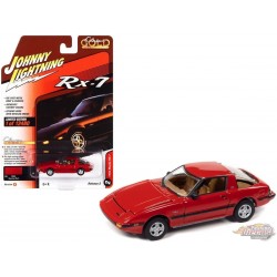 1982 Mazda RX-7 in Sunrise Red - Johnny Lightning 1/64 - JLSP244-B