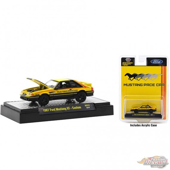 1987 Ford Mustang GT Custom - M2 Machine - Hobby Exclusive - 1:64 - 31500-HS31  Passion Diecast
