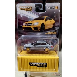 CHASE CAR Mercedes-Benz C 63 AMG Coupe Black Series Yellow Metallic - Tarmac Works - 1/64 - T64G-009-SBGR Passion Diecast