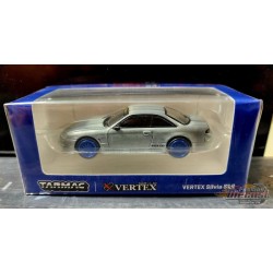 CHASE CAR Nissan Silvia S14 Bleu - Tarmac Works - Global 64 & Vertex - 1/64 - T64G-018-BLGR