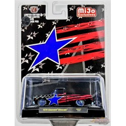 CHASE CAR 1979 Chevrolet Silverado Pickup Stars and Stripes 2022 - M2 Machine - MiJo Exclusives - 1:64 - 31500-MJS47GR
