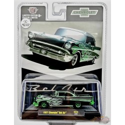 CHASE CAR 1957 Chevy Bel Air - M2 Machine - Hobby Exclusive - 1:64 - 31500-HS28GR  Passion Diecast